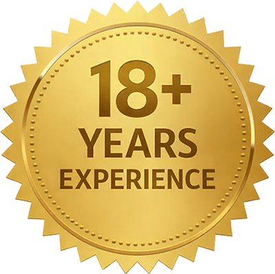 18+ years experience